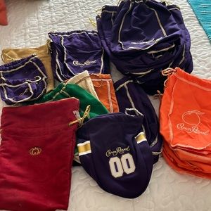 40 Crown Royal Bags! Awesome for collector or sewing projects.